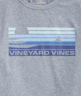 Vineyard Vines Boys' Shark Stripe Short-Sleeve Island Tee