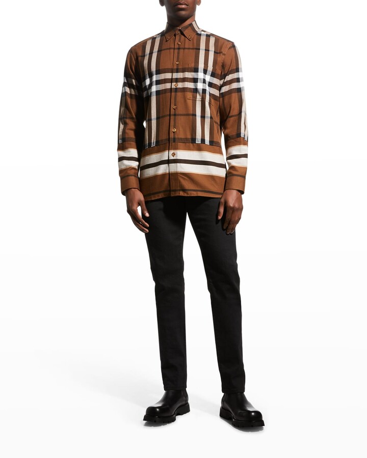 Mens Burberry Plaid Shirt | Shop the world's largest collection of 