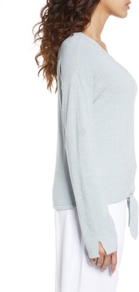 Barefoot Dreams CozyChic Ultra Lite Tie Front Lounge Pullover