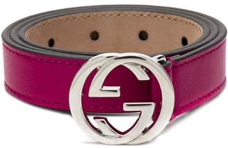 Gucci Kids interlocking G buckle belt
