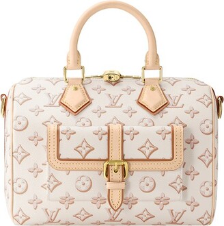 Cloth handbag Louis Vuitton Beige in Cloth - 28298055