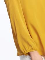 Thumbnail for your product : Old Navy Crepe Split-Neck Blouse for Women