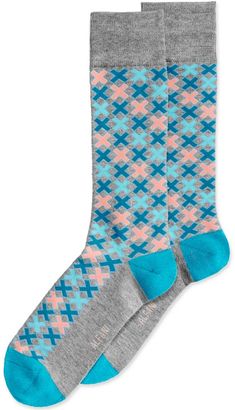 Alfani Men's T Puzzle Socks, Created for Macy's