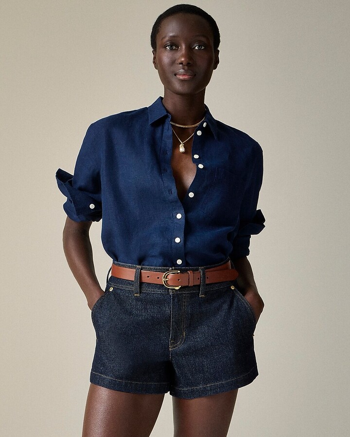 J.Crew Garçon classic shirt in Baird McNutt Irish linen