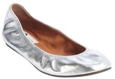 Thumbnail for your product : Lanvin silver leather flats