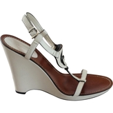 Thumbnail for your product : Gucci White Leather Heels