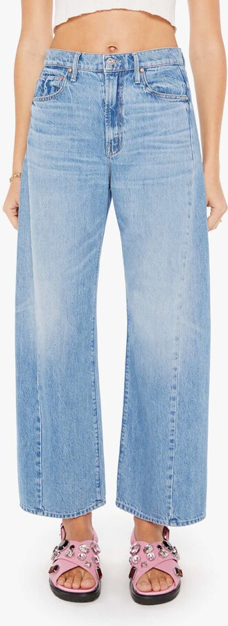 Mother The Half Pipe Flood High Waist Barrel Jeans
