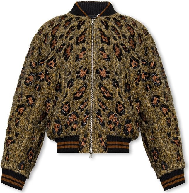 Dries Van Noten Zip-Up Bomber Jacket