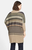 Thumbnail for your product : Nic+Zoe Stripe Cozy Cardigan (Plus Size)