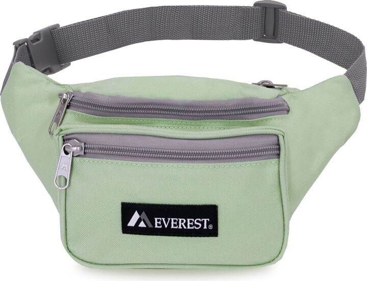 Everest Unisex Signature Waist Fanny Pack Jade Green