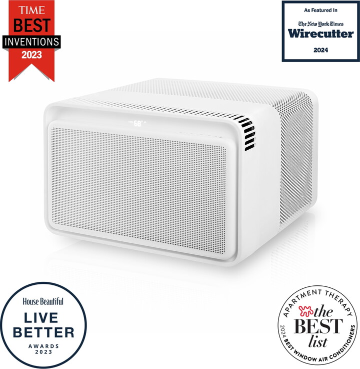 Windmill 8,000 BTU Window Air Conditioner - Quiet & Smart, Cools up to 350 Sq. Ft. - #1 Easy to Install AC, App/Wi-Fi, Remote Control, Voice-Enabled, 2X Insulation, White