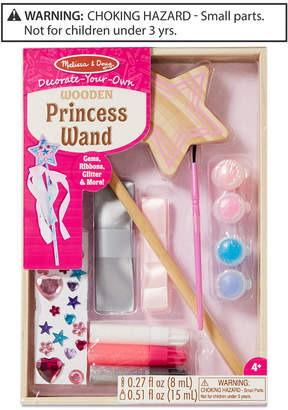Melissa & Doug Decorate-Your-Own Wooden Princess Wand