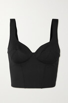 Thumbnail for your product : Ernest Leoty Jade Paneled Stretch Top - Black