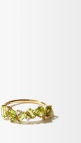 Thumbnail for your product : Suzanne Kalan Diamond, Peridot & 14kt Gold Ring