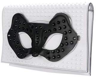 Elena Ghisellini Studded Leather Mask Bag