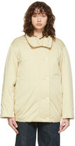 Thumbnail for your product : Lemaire Beige Wadded Asymmetrical Coat