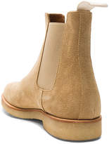 Thumbnail for your product : Common Projects Suede Chelsea Boots in Tan | FWRD