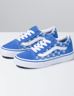 girls light blue vans