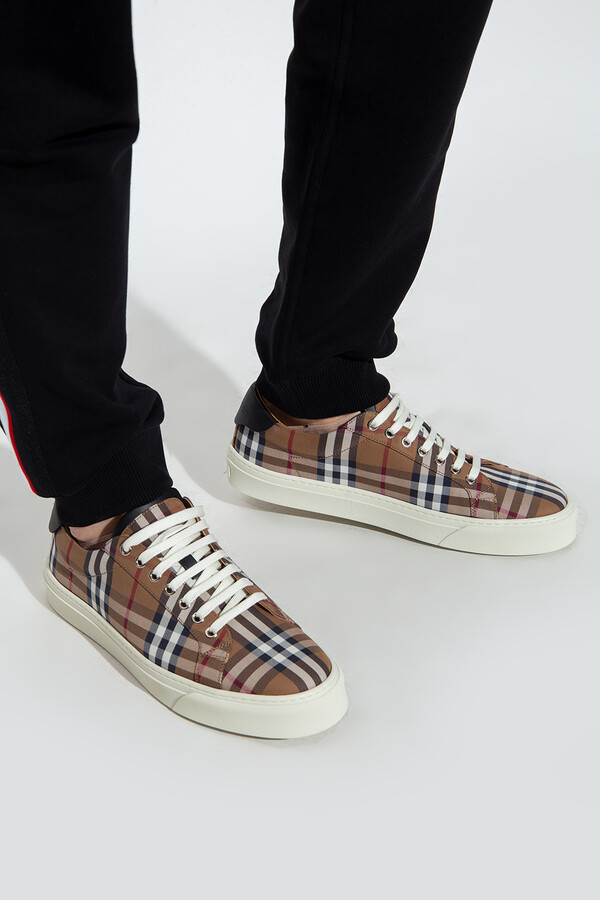 checkered shoes for men