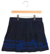 Thumbnail for your product : Junior Gaultier Girls' Pleated Rib Knit Skirt w/ Tags navy Girls' Pleated Rib Knit Skirt w/ Tags