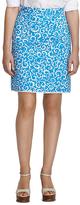Thumbnail for your product : Brooks Brothers Stretch Cotton Floral A-Line Skirt