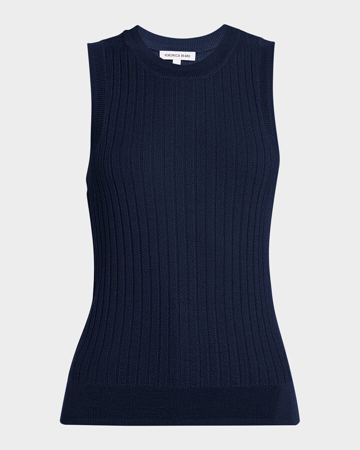 Veronica Beard Jerrel Knit Tank Top