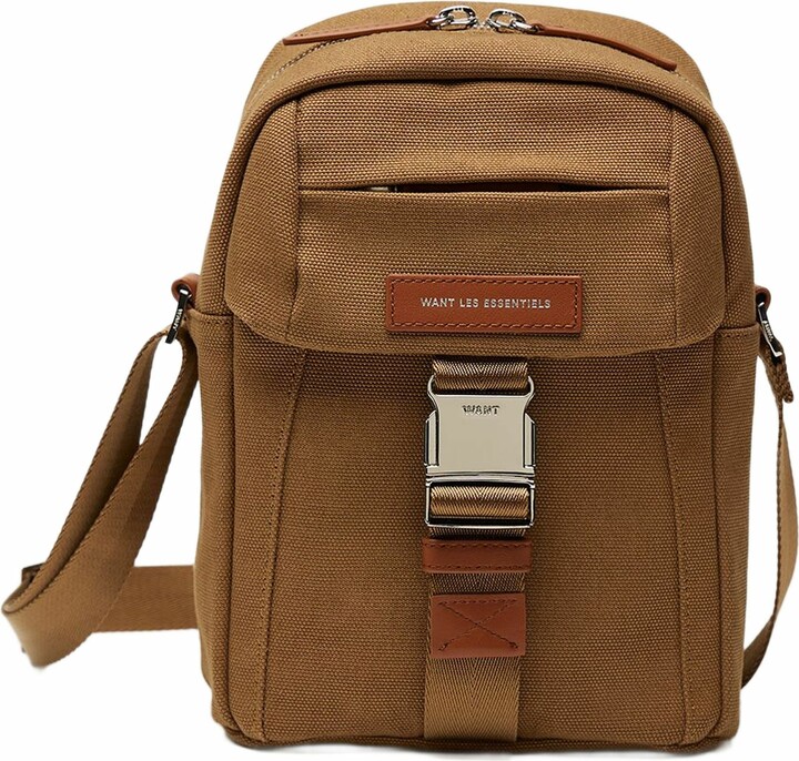 WANT Les Essentiels Brantford Organic Cotton Canvas Crossbody Bag
