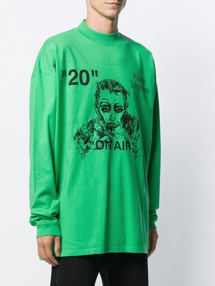 Off-White Public Television long sleeved T-shirt