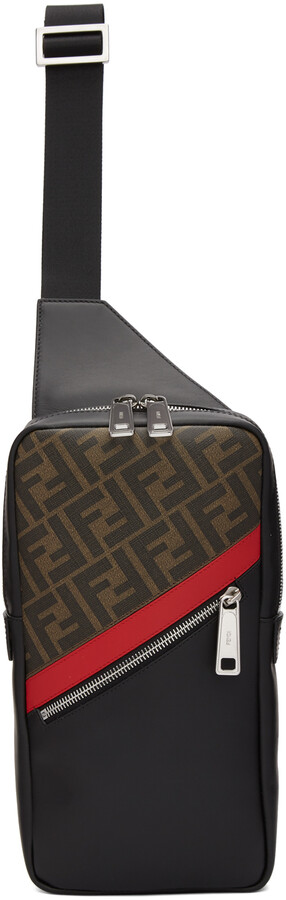 red and black fendi bag