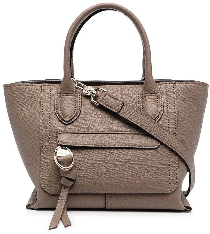 Longchamp Mailbox leather tote bag - ShopStyle