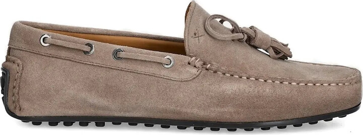 Hackett Driver tassel-suede loafers