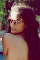 Thumbnail for your product : Wildfox Couture Sunwear Fleur Frame in Antique Gold
