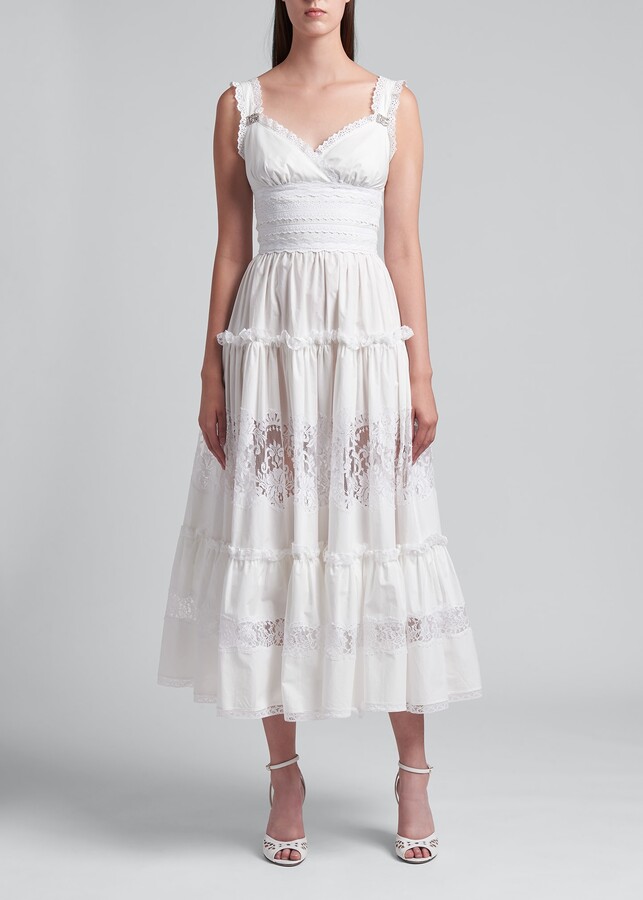 Ruffle Tiered Lace Dress | Shop the world's largest collection of 