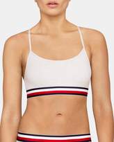 Thumbnail for your product : Tommy Hilfiger Modern Stripe Elastic Front String Bralette