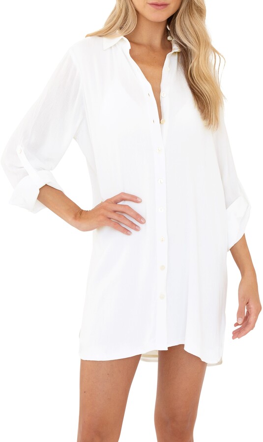 Plum Pretty Sugar Boyfriend Sleep Shirt ShopStyle Nightgowns