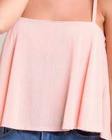 Thumbnail for your product : Crepe Halter Back Swing Top