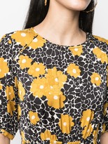 Thumbnail for your product : BA&SH Floral Print Flared Dress