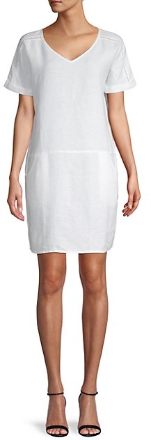 pure navy linen dress