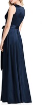 Thumbnail for your product : Jenny Packham Stretch Charmeuse Wrap Gown