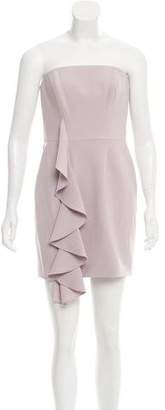 Jay Godfrey Ruffle-Accented Strapless Dress w/ Tags