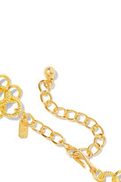 Thumbnail for your product : Kenneth Jay Lane Gold-plated Choker