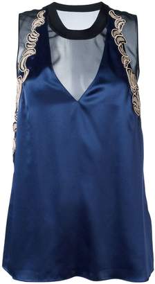 3.1 Phillip Lim embroidered tank top