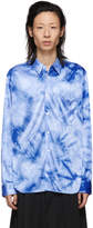 Thumbnail for your product : Comme des Garcons Homme Plus Homme Plus Blue Jersey Bright Uneven Dyed Shirt
