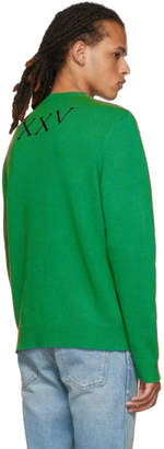 Gucci Green Intarsia Future Sweater