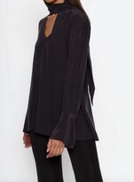 Thumbnail for your product : Equipment Jacqueleen Top in True Black