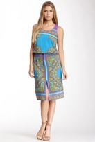 Thumbnail for your product : Hale Bob Silk Printed Tank Dress