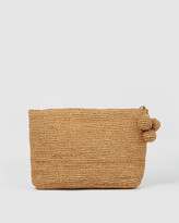 Thumbnail for your product : Arms Of Eve Women's Neutrals Clutches - Tiana Woven Large Bag - Natural