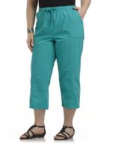 Thumbnail for your product : Laura Scott Women's Plus Cropped Casual Pants