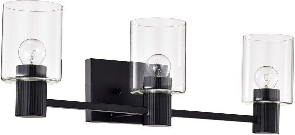 Nuvo Lighting NuvoLightingClarksville3-LightVanityinMatteBlack