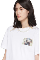 Thumbnail for your product : Simone Rocha White Lamb Print Pearl T-Shirt